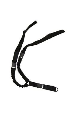 Siyah Tek Nokta "V" Askı Kayışı - Dayanıklı ve Kullanışlı Tasarım