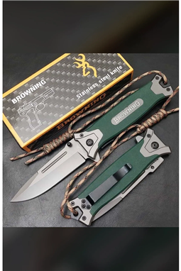 Browning Haki Paracordlu Kır Yılanı Model Çakı