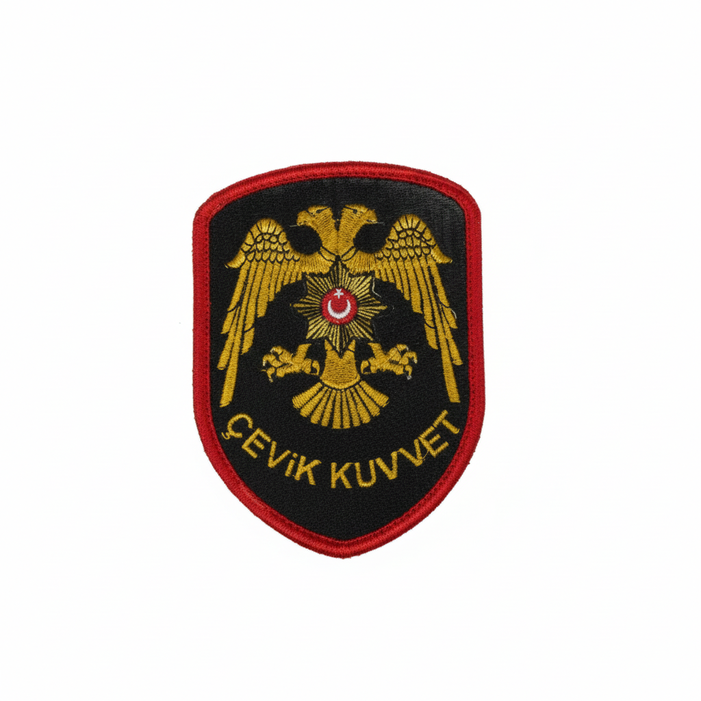 Çevik Kuvvet Polis Kol Arması - Profesyonel ve Kaliteli Tasarım