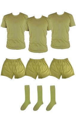 Askeri İç Giyim Seti Don-Fanila-Çorap Seti 3'lü Set