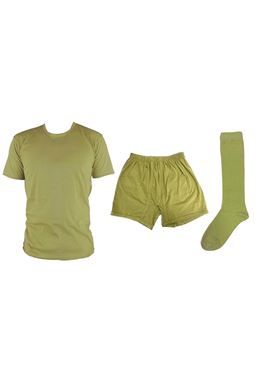 Askeri İç Giyim Seti Don-Fanila-Çorap Seti Tekli Set