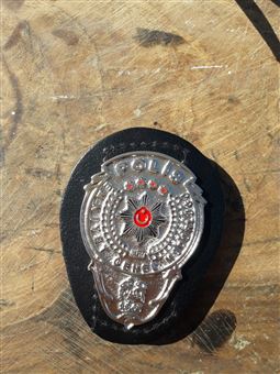 Şık ve Dayanıklı Polis-2 Metal Kemer Rozeti