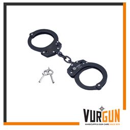 Polis Askere Özel Dayanıklı Siyah Zincirli Kelepçe