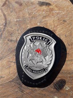 Polis Özel Harekat-2 Metal Kemer Rozeti - Paslanmaz Kalite