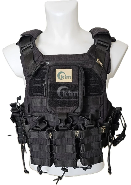 Kuyak-Ata® Model 1 Siyah Hücum Yeleği