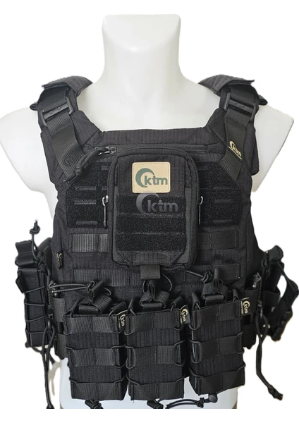 KTM Kuyak-Ata® Model-2 Hücum Yeleği – Siyah