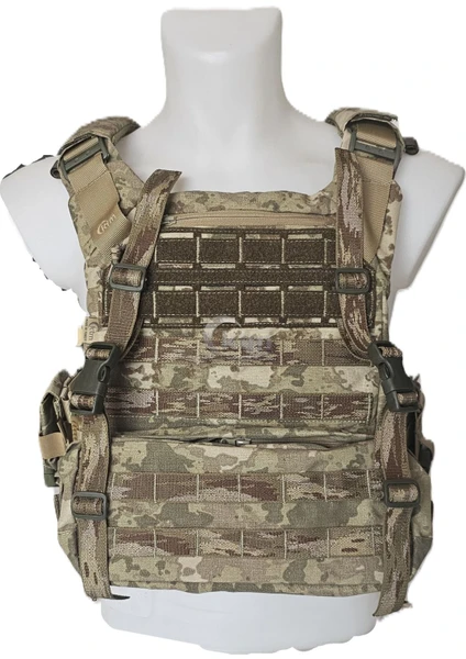 KTM Kuyak-Ata® Makinalı Tüfek Taşıyıcı Hücum Yeleği – TSK Uyumlu Kamuflaj