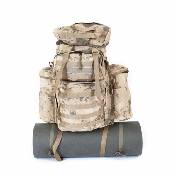 80+10 Litre Jandarma Kamuflaj Renk Sırt Çantası