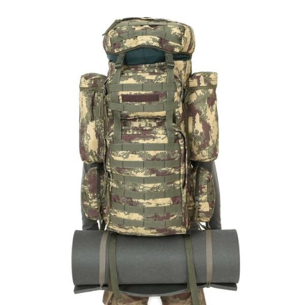 Baggor Kamuflaj 100L Askeri Seviye Outdoor Sırt Çantası